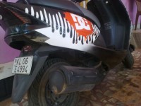 Black And White Honda Dio