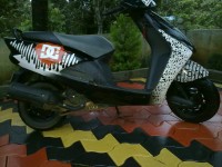 Black And White Honda Dio