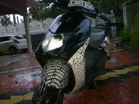 Black And White Honda Dio