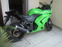 Lime Green Kawasaki Ninja 250R