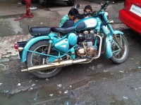 Mint Green Royal Enfield Classic 500