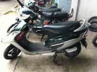 Silver Green TVS Scooty Pep