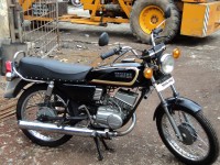 Black Yamaha RX 100