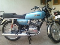 Sky Blue Yamaha RX 100