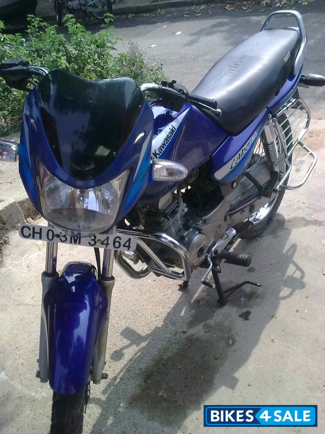 Blue Bajaj Caliber 115