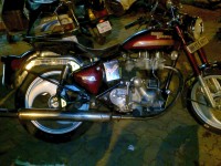 Maroon Royal Enfield Bullet Standard 350