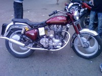 Maroon Royal Enfield Bullet Standard 350