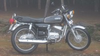 Black Yamaha RX 100