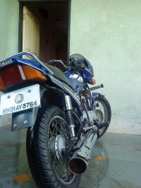 Blue Yamaha RXZ