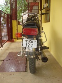 Light Blue Bajaj KB 100