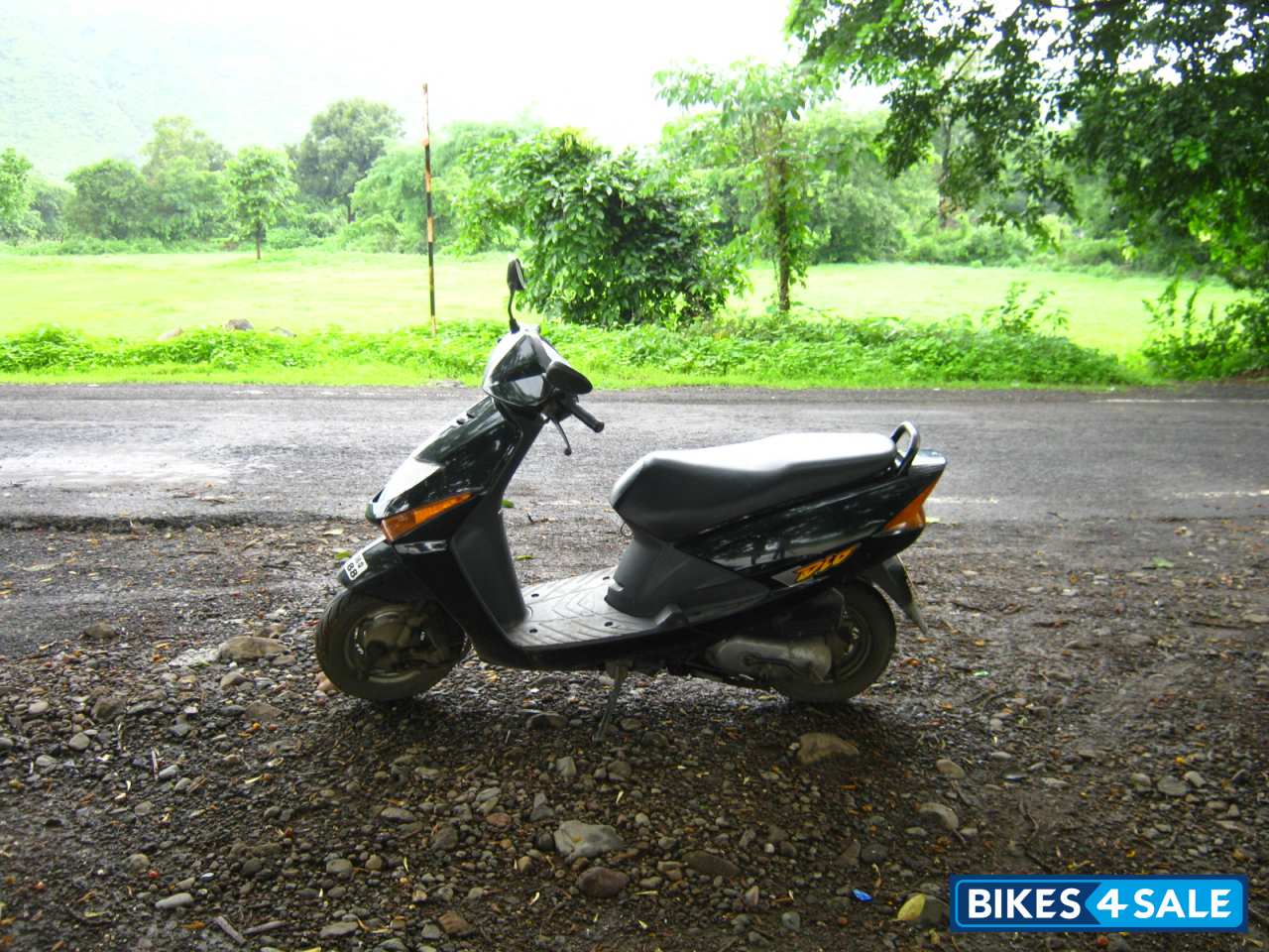 Black Honda Dio