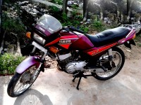 Maroon Yamaha RXZ