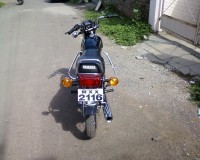 Black Yamaha RX 100