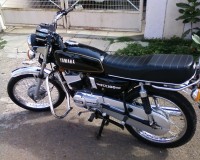 Black Yamaha RX 100