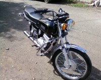 Black Yamaha RX 100