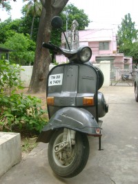 Metallic Grey Bajaj Chetak