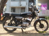 Black Yamaha RX 100