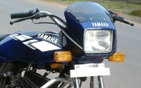 Police Blue Yamaha RXZ