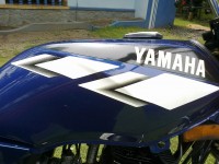 Police Blue Yamaha RXZ