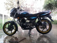 Black & Blue Bajaj Discover DTSi 135