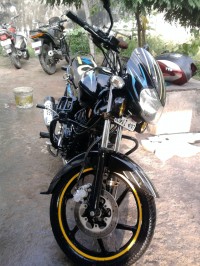 Black & Blue Bajaj Discover DTSi 135