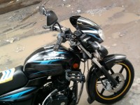 Black & Blue Bajaj Discover DTSi 135