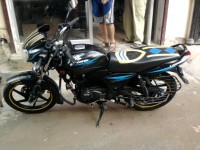 Black & Blue Bajaj Discover DTSi 135