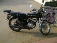 Black Yamaha RX 100