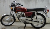 Red Yamaha RX 100