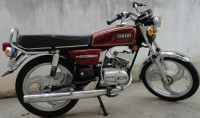 Red Yamaha RX 100