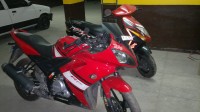 Black And Red Honda Dio