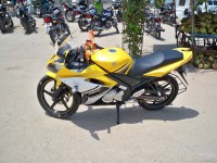 Yellow Yamaha YZF R15