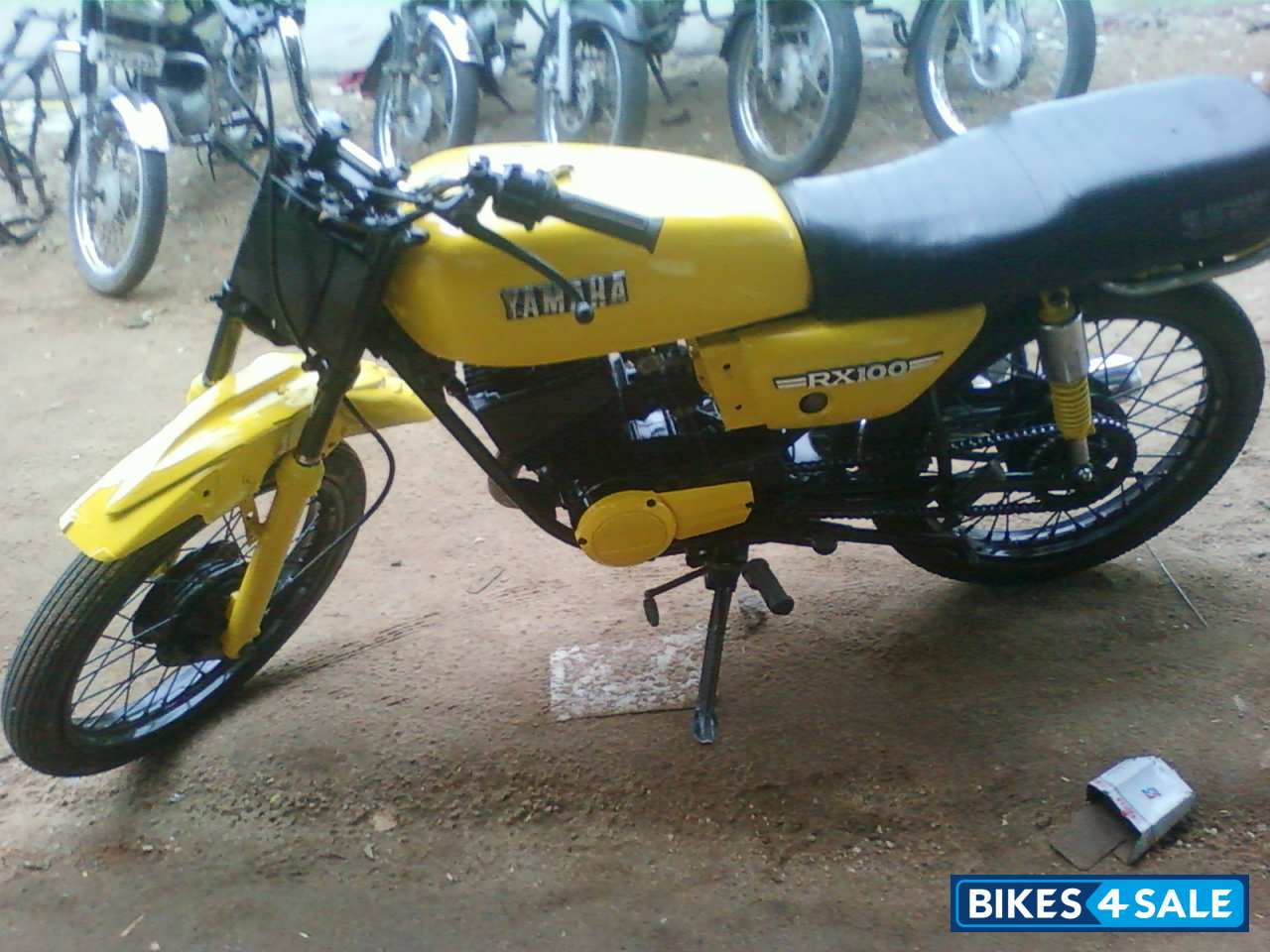 Used 1991 Model Yamaha Rx 100 For Sale In Hyderabad Id Yellow Colour Bikes4sale