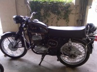 Black Vintage Bike  Rajdoot Ranger