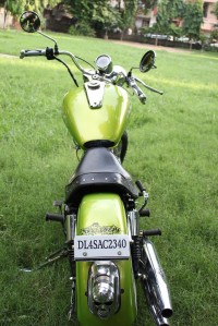 Parrot Green Royal Enfield Bullet Machismo 350 Old