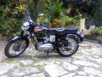 Black Standard Royal Enfield Bullet