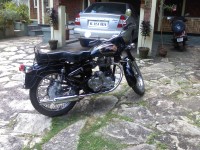 Black Standard Royal Enfield Bullet