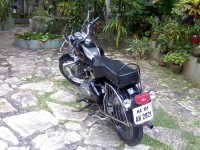 Black Standard Royal Enfield Bullet