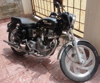 Black Royal Enfield Bullet Electra