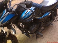 Black Blue Bajaj Discover 100 DTS-Si