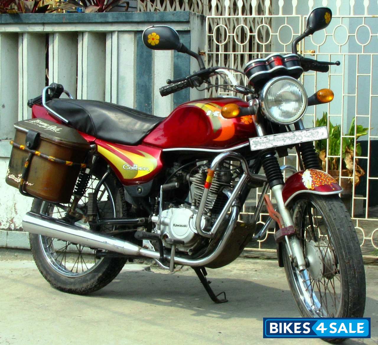 Red Bajaj Caliber