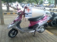 Pink TVS Scooty Pep Plus