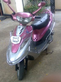 Pink TVS Scooty Pep Plus