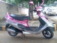 Pink TVS Scooty Pep Plus