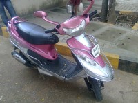 Pink TVS Scooty Pep Plus