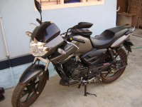 Grey TVS Apache RTR 160