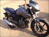 Grey TVS Apache RTR 160