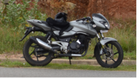 Grey Bajaj Pulsar 180 DTSi