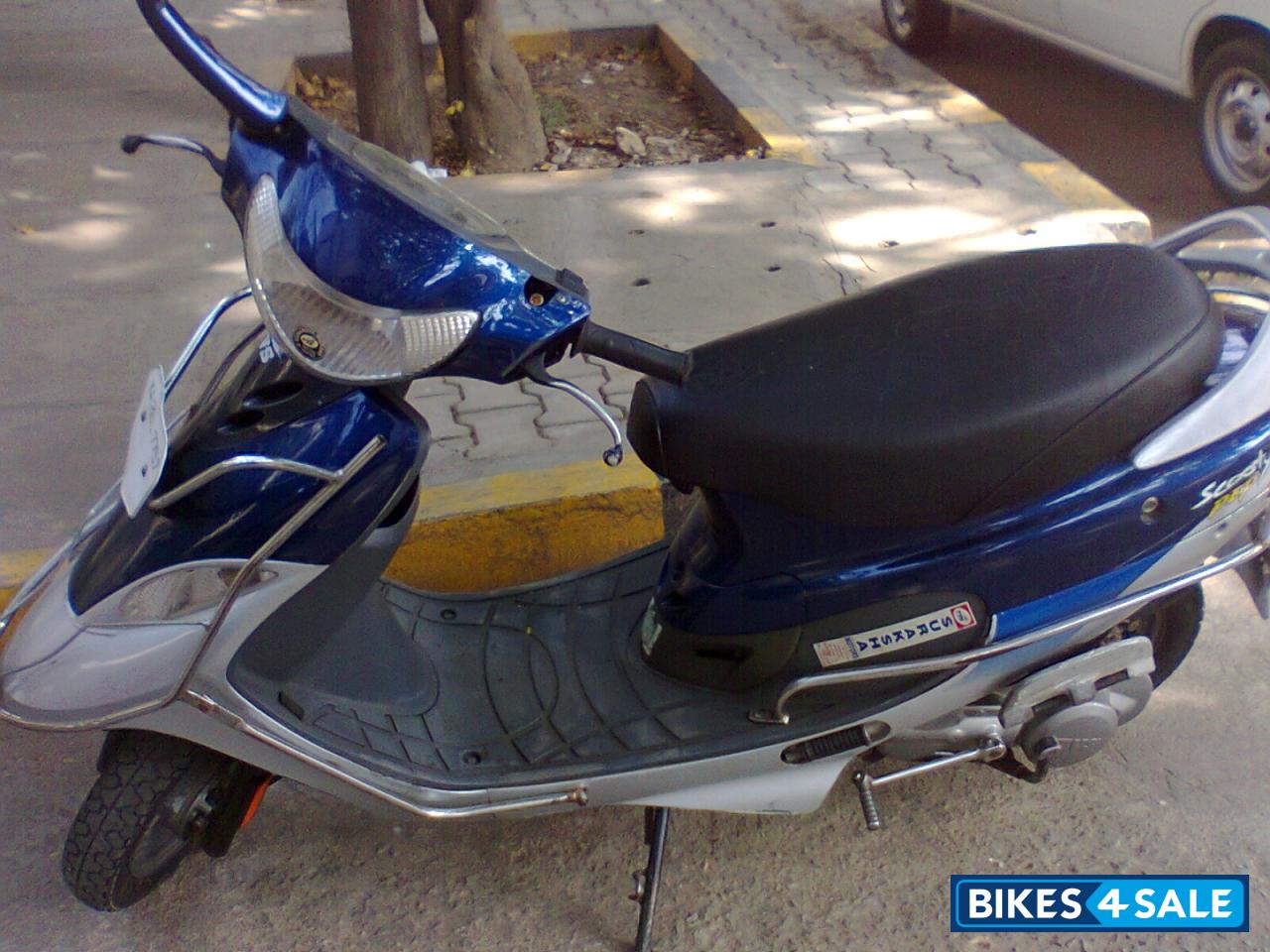 Blue TVS Scooty Pep