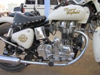 Skotia White Royal Enfield Bullet Electra